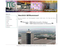 Tablet Screenshot of itc-heckert.de